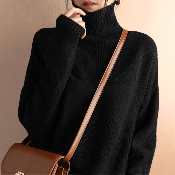 Chloé - Diamond Turtleneck Sweater