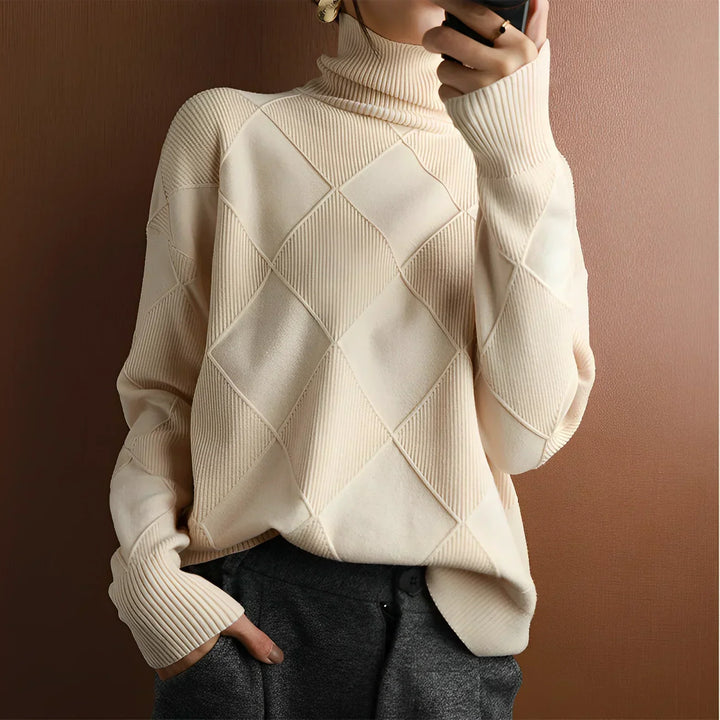 Chloé - Diamond Turtleneck Sweater