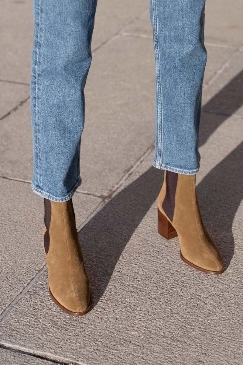 Manon - Square Heel Ankle Boots