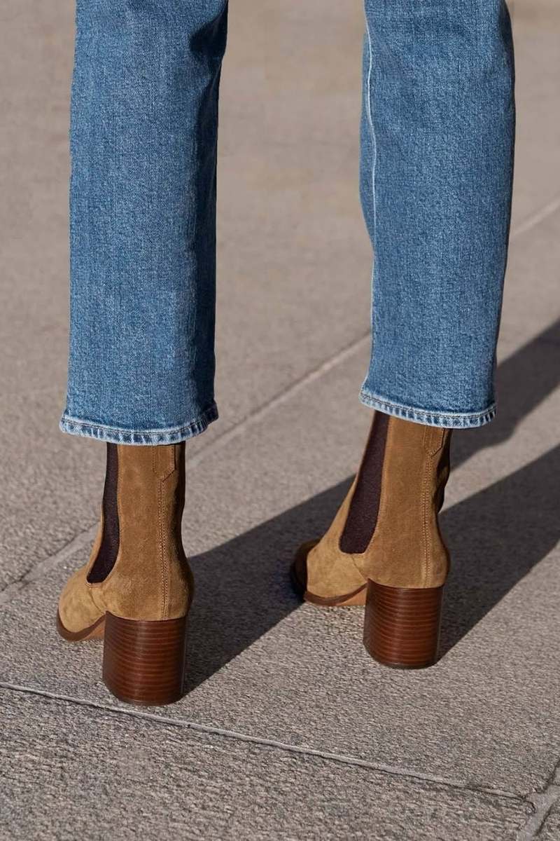 Manon - Square Heel Ankle Boots