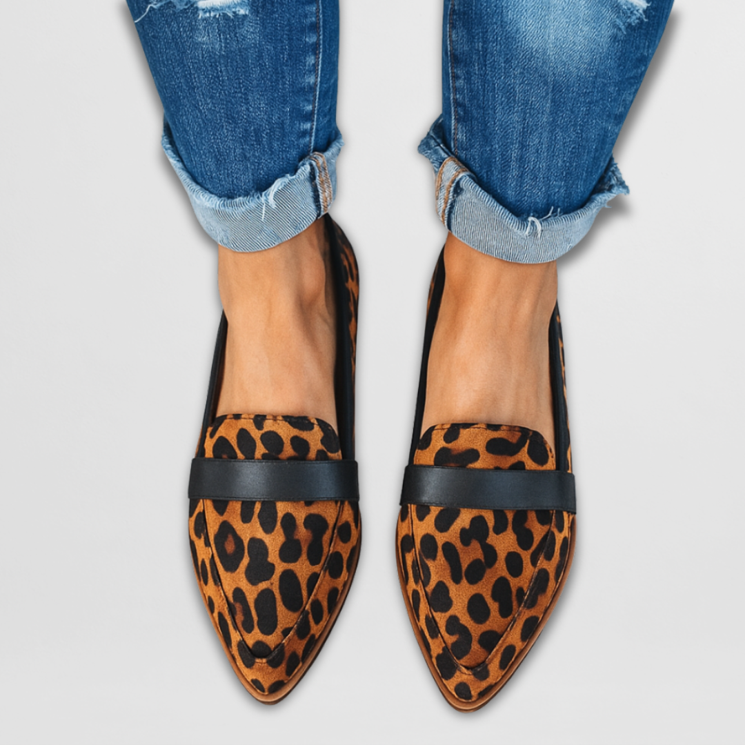 Olivia - Suede Moccasins.