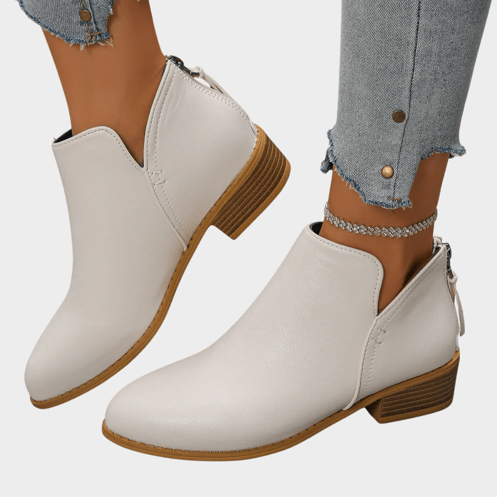 Ruby - Leather Ankle Boot