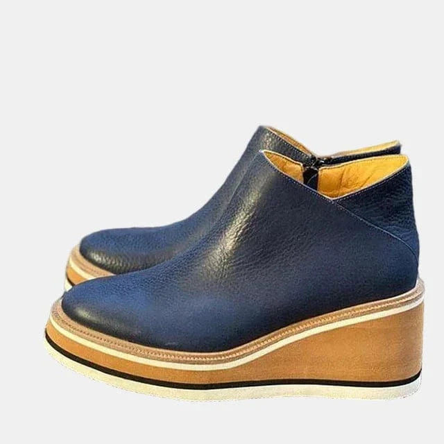 Evelyn - Cushioned Comfort Heeled Boot