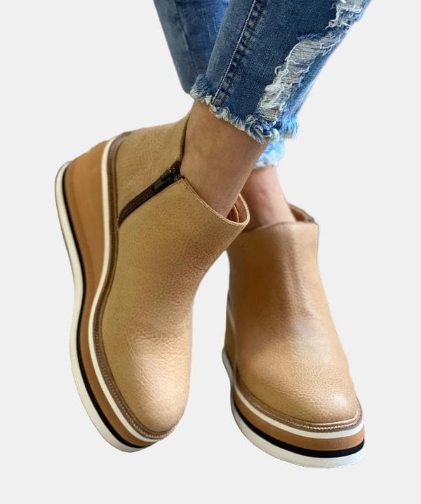 Evelyn - Cushioned Comfort Heeled Boot