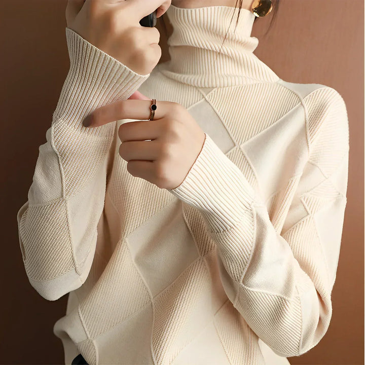 Chloé - Diamond Turtleneck Sweater