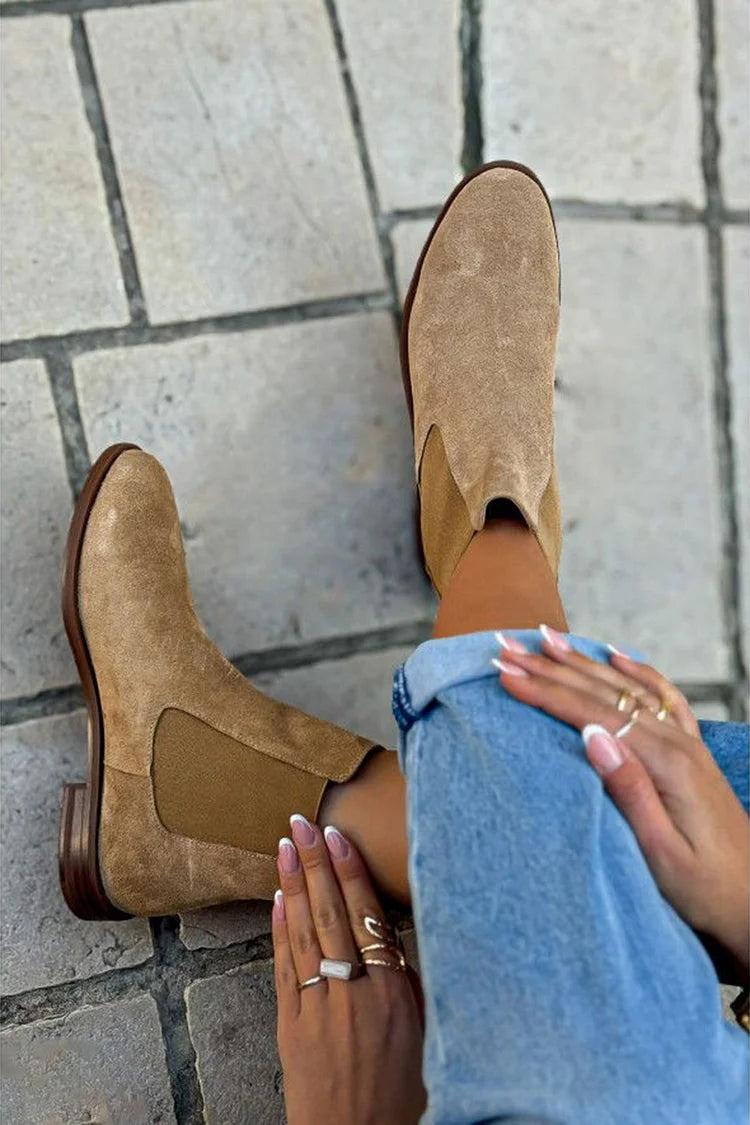 Maria - Chelsea-Stiefel aus Wildleder