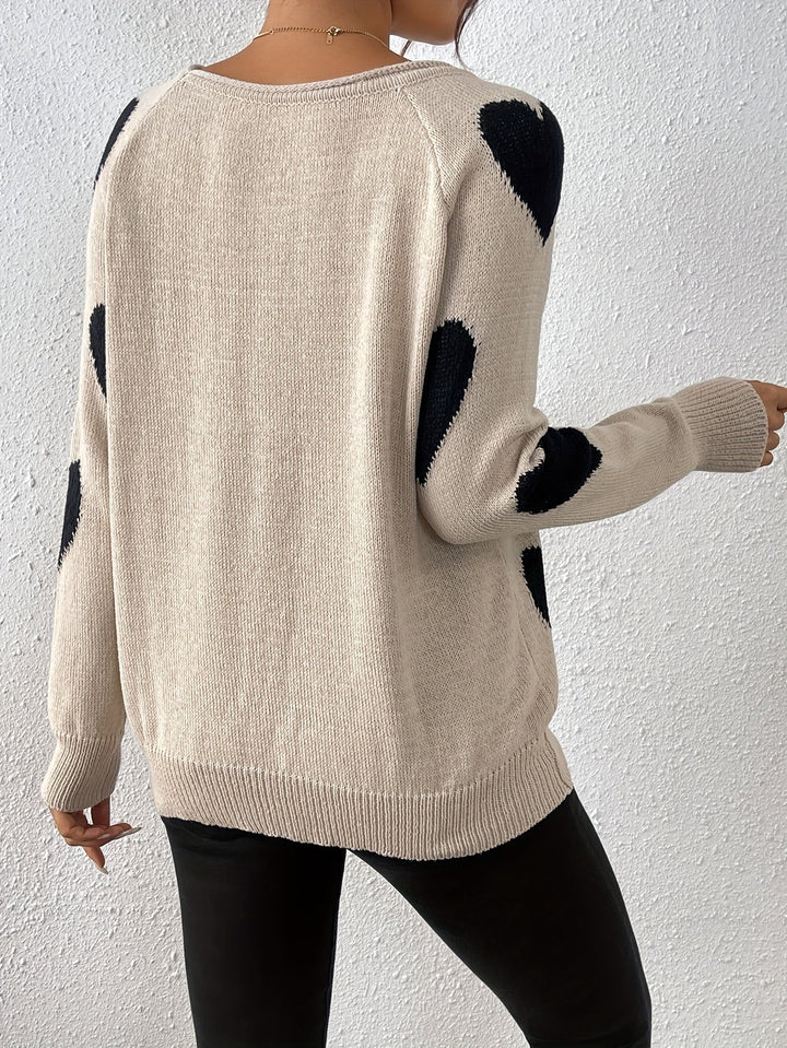 Leonie - Pullover mit Herzmotiv