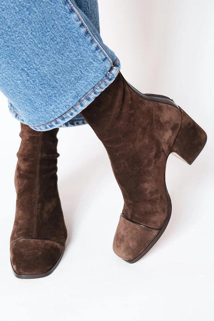 Margaux - Botines elegantes de ante