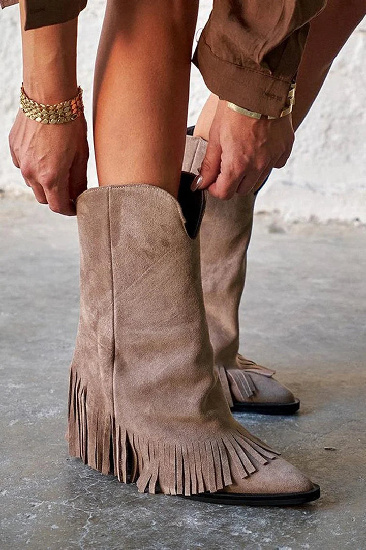 Manon - Botas con flecos