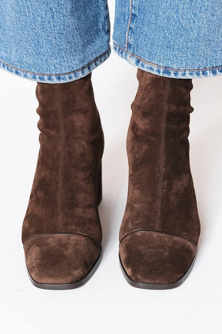 Margaux - Botines elegantes de ante