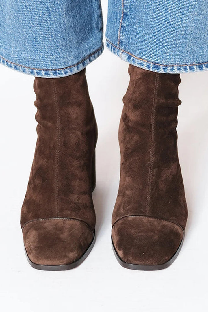 Margaux - Botines elegantes de ante