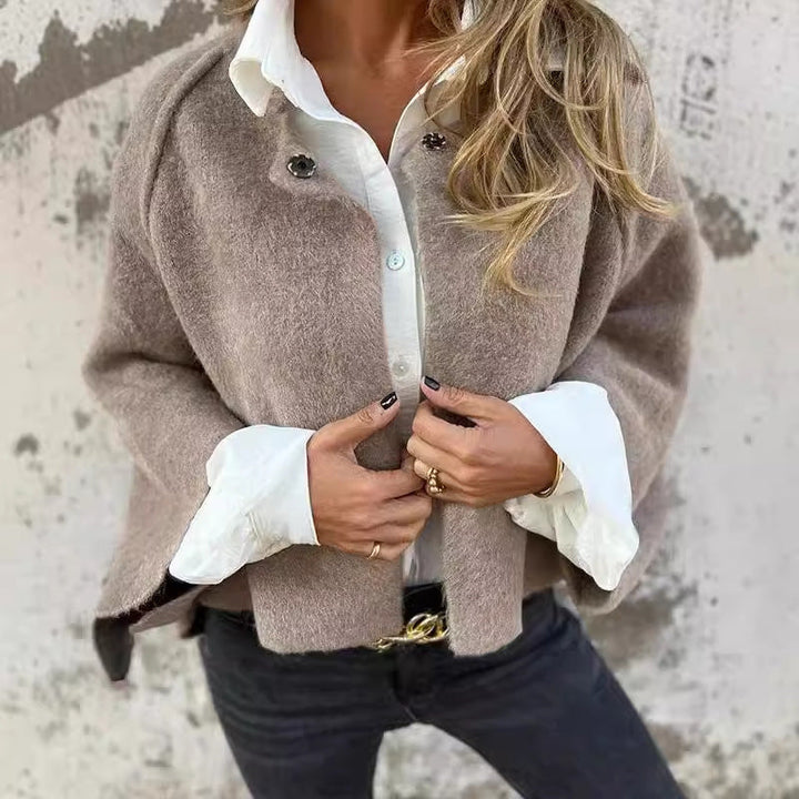 Elise - Abrigo corto chic con mangas acampanadas