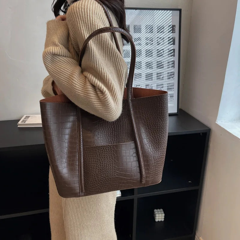 Betina™ - Sac à bandoulière en cuir croco
