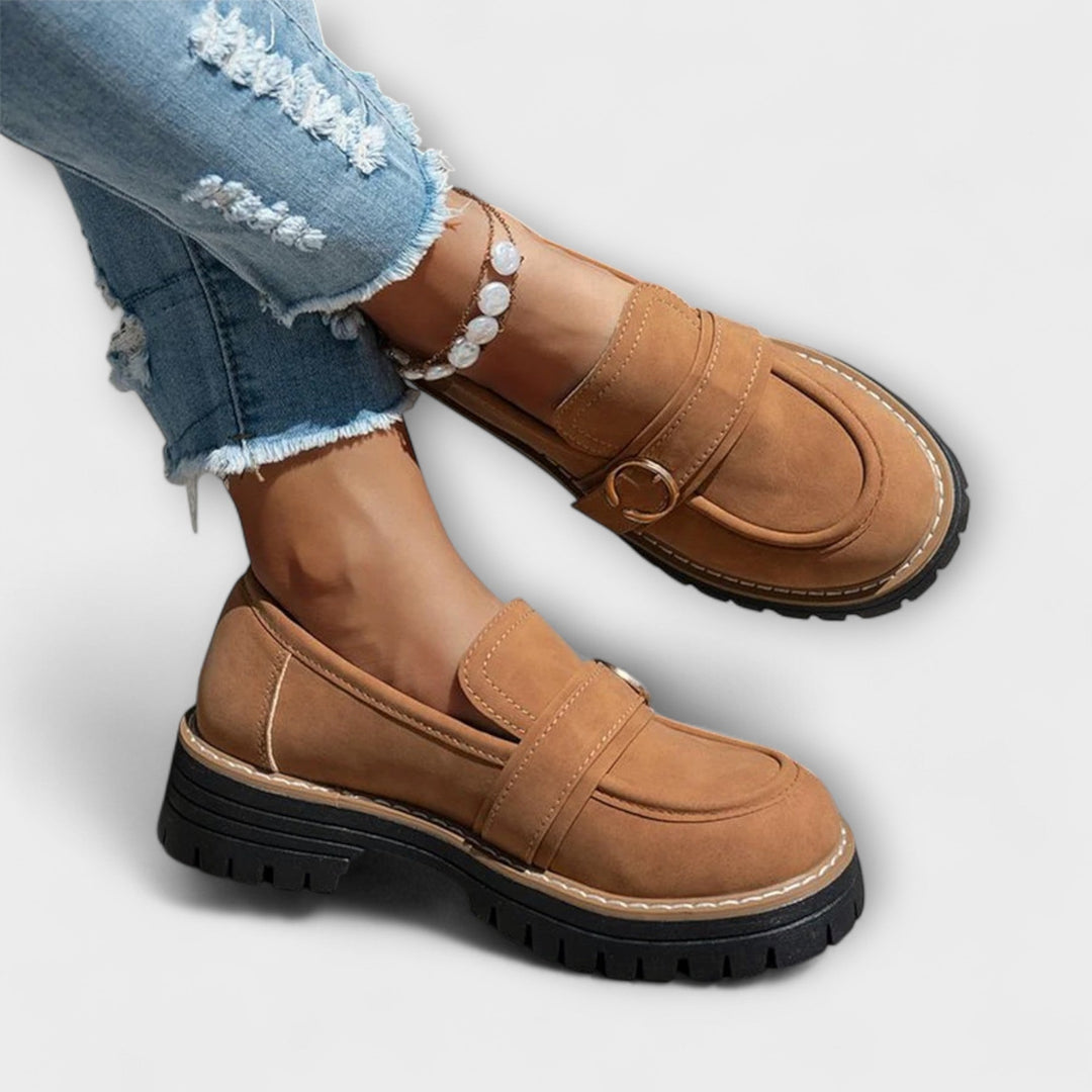 Félanora - Mocassini casual con punta arrotondata