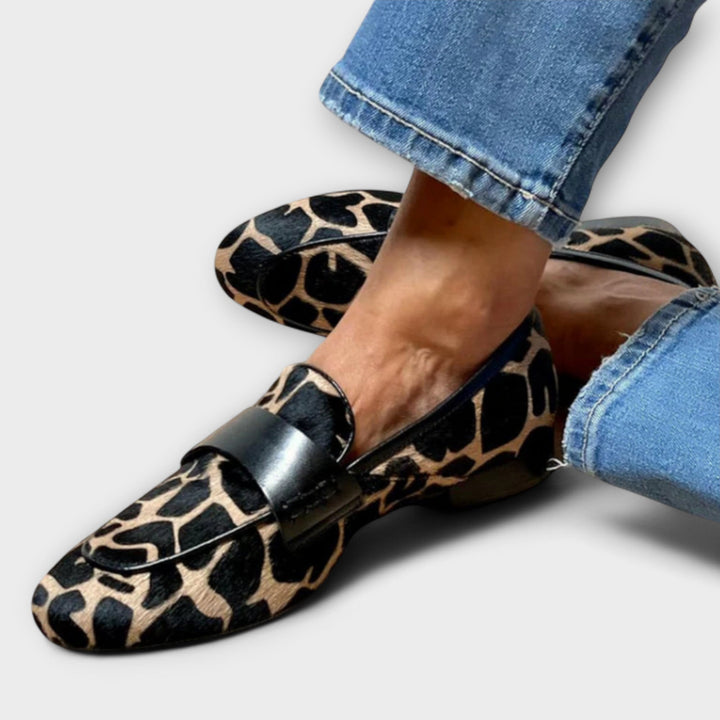Leonie - Mocassim ortopédico Leopardo