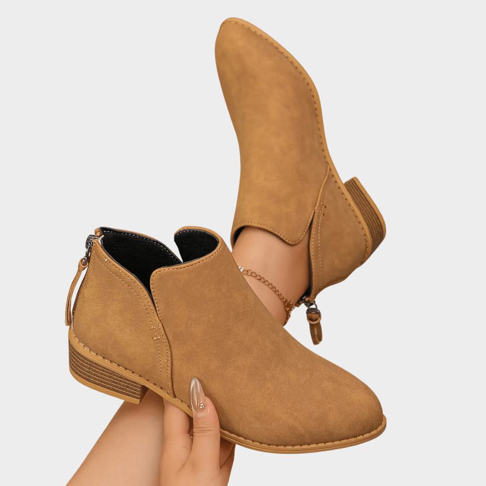Ruby - Leather Ankle Boot