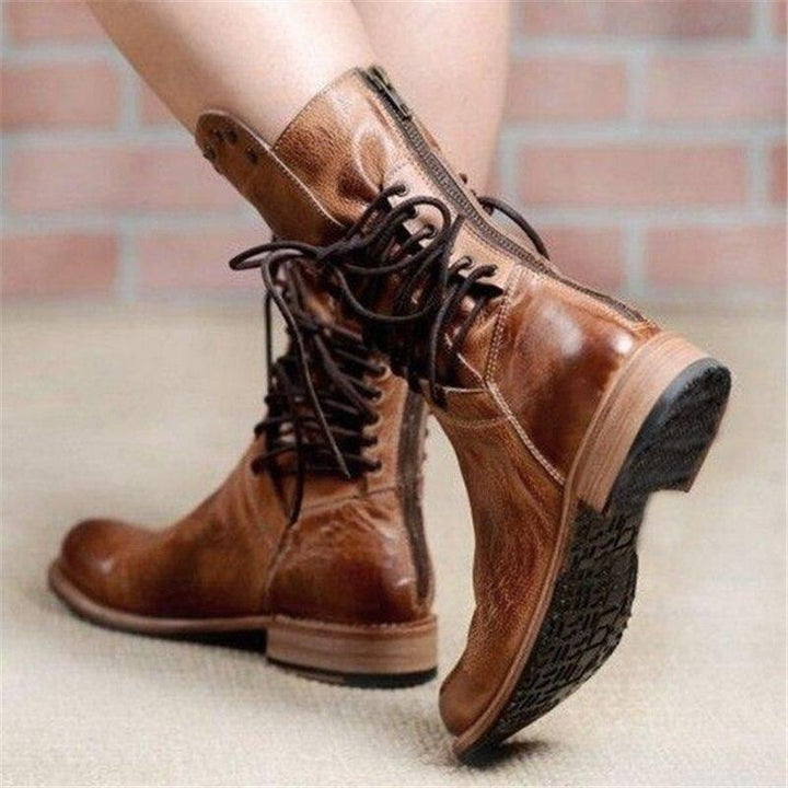 Loreva – Lace-Up Ankle Boots