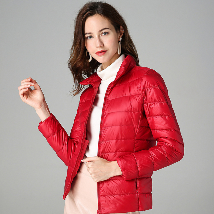 Aurora - Jacket with White Duck Feathers