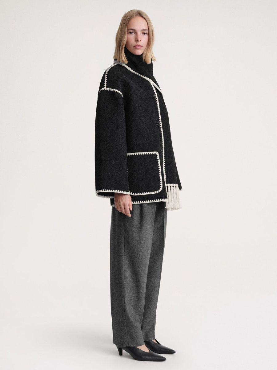 Evalina - Women's Scarf Jacket
