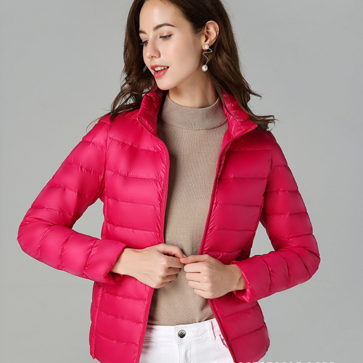 Aurora - Jacket with White Duck Feathers