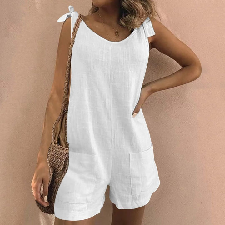 Jannis – Loose Summer Jumpsuit with Ties