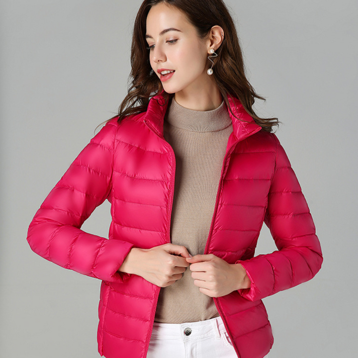Aurora - Jacket with White Duck Feathers