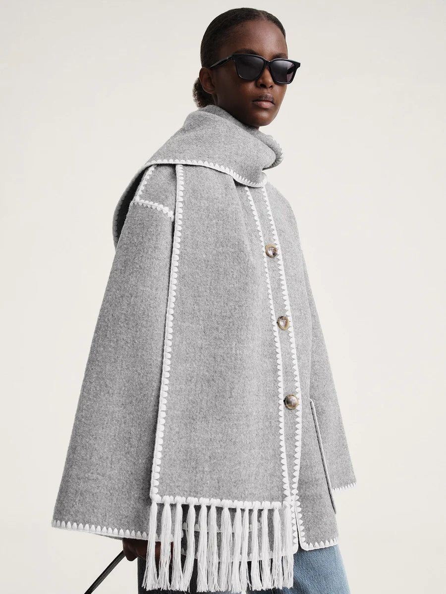 Evalina - Women's Scarf Jacket