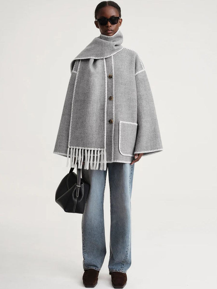 Evalina - Women's Scarf Jacket
