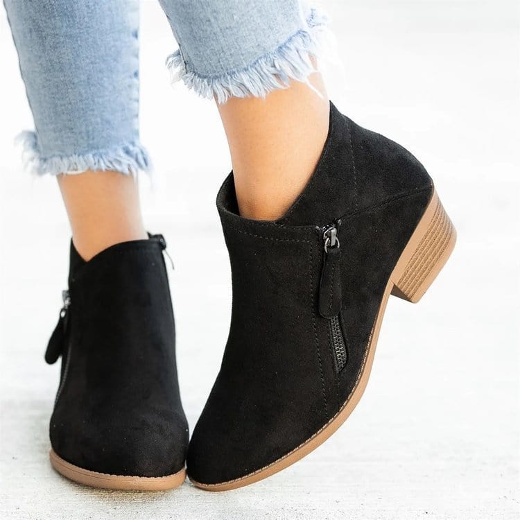 Alba - Orthopedic Zipper Boots