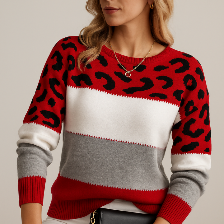 Charlene - Leopard Print Jumper