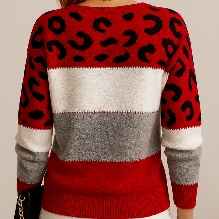 Charlene - Leopard Print Jumper