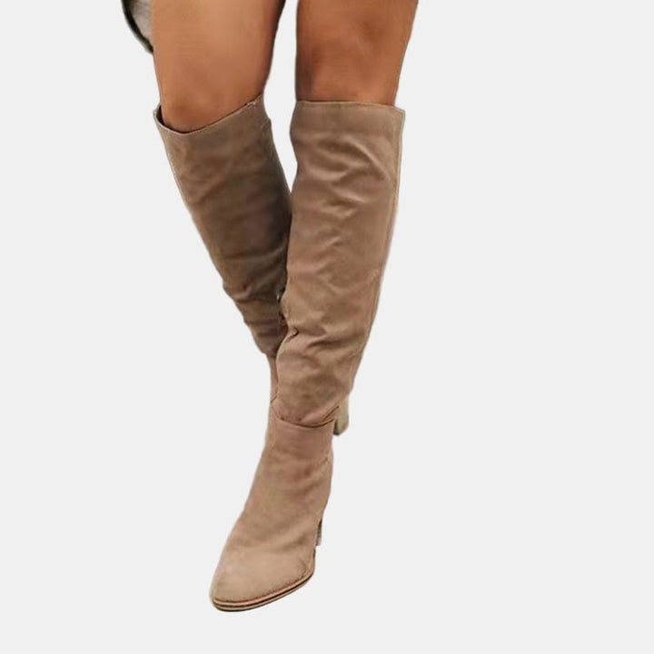 Sophie - Leather Heeled Boot