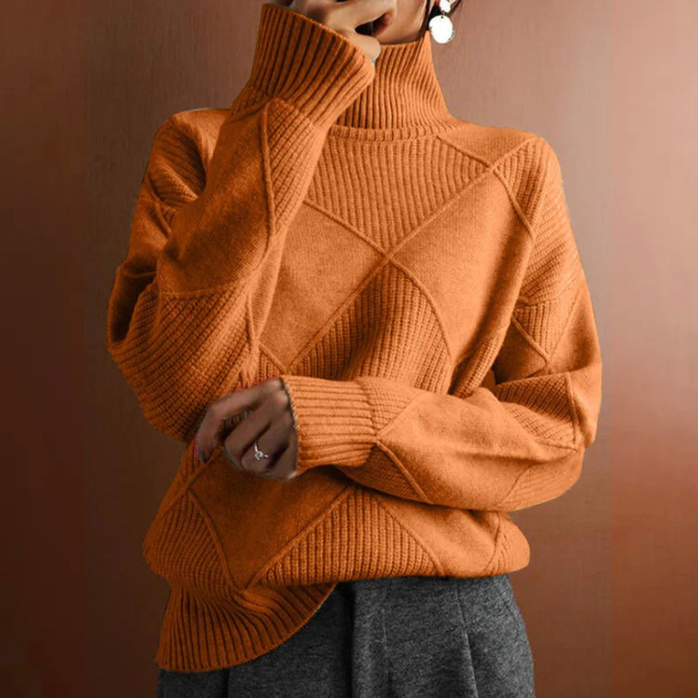 Chloé - Diamond Turtleneck Sweater