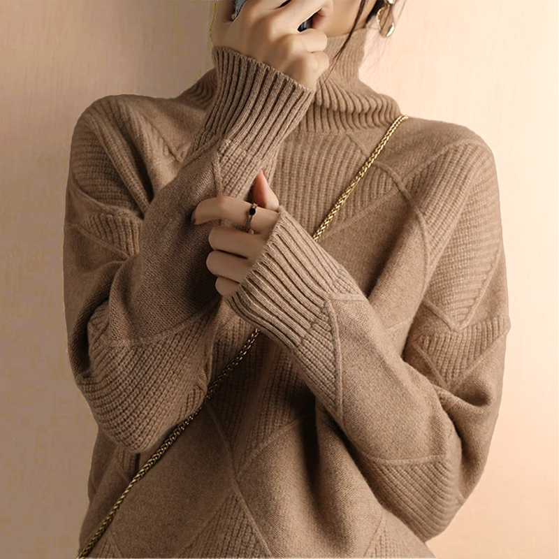 Chloé - Diamond Turtleneck Sweater