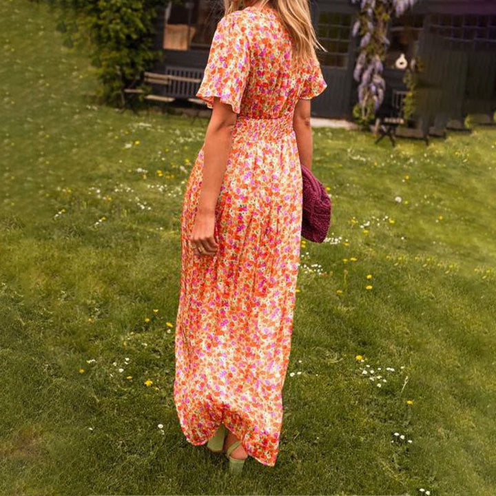 Romy - Summer Dress with V-Neck