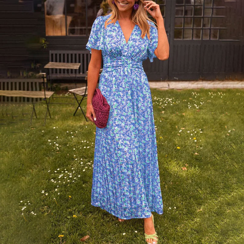 Romy - Summer Dress with V-Neck