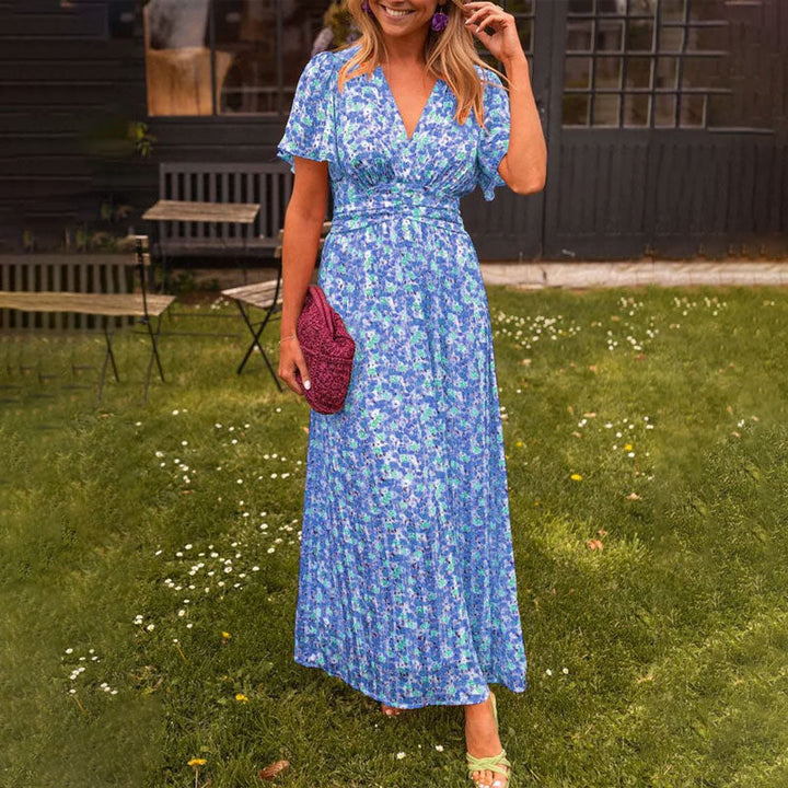 Romy - Summer Dress with V-Neck