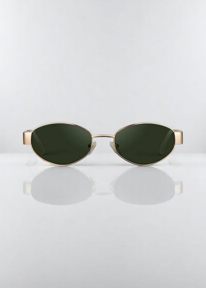 Eternal Elegance – Oval Sunglasses in Vintage Style