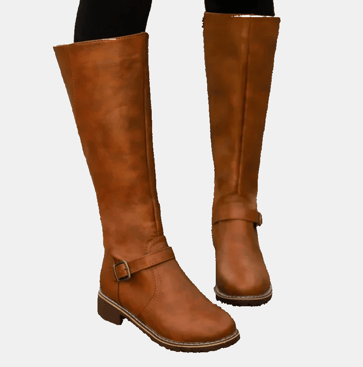 Chloe - Sleek Zip-Up Boots