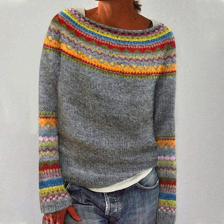 Isla - Pullover mit Wald-Muster