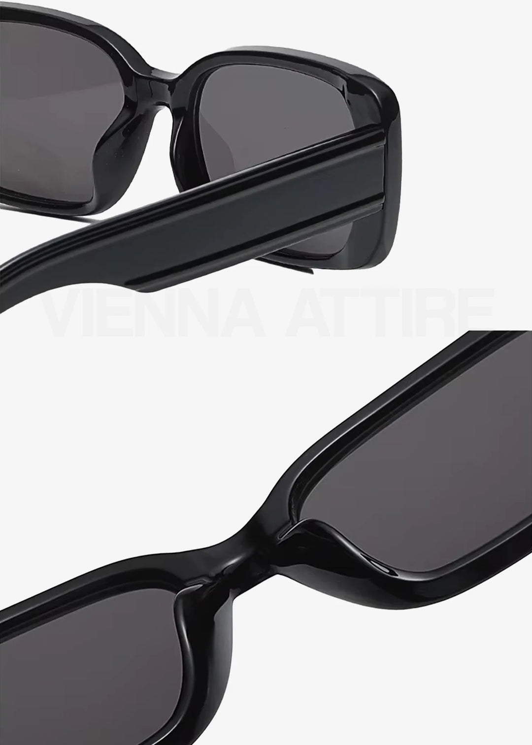 Crystal Gaze - Stylische Sonnenbrille mit transparentem Rahmen