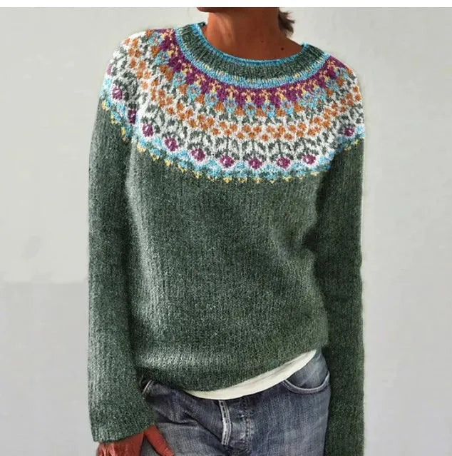 Isla - Pullover mit Wald-Muster