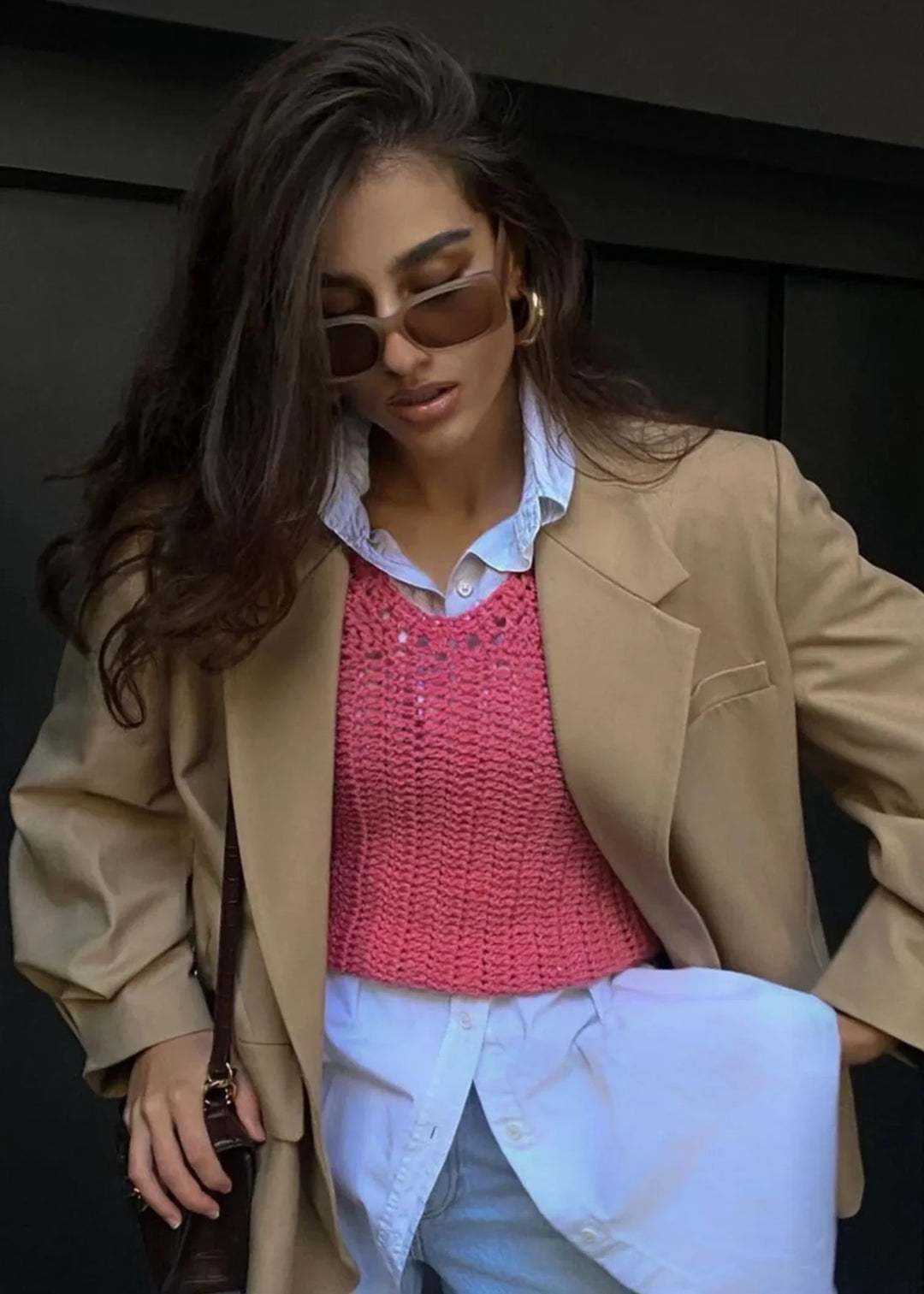 Crystal Gaze - Stylische Sonnenbrille mit transparentem Rahmen