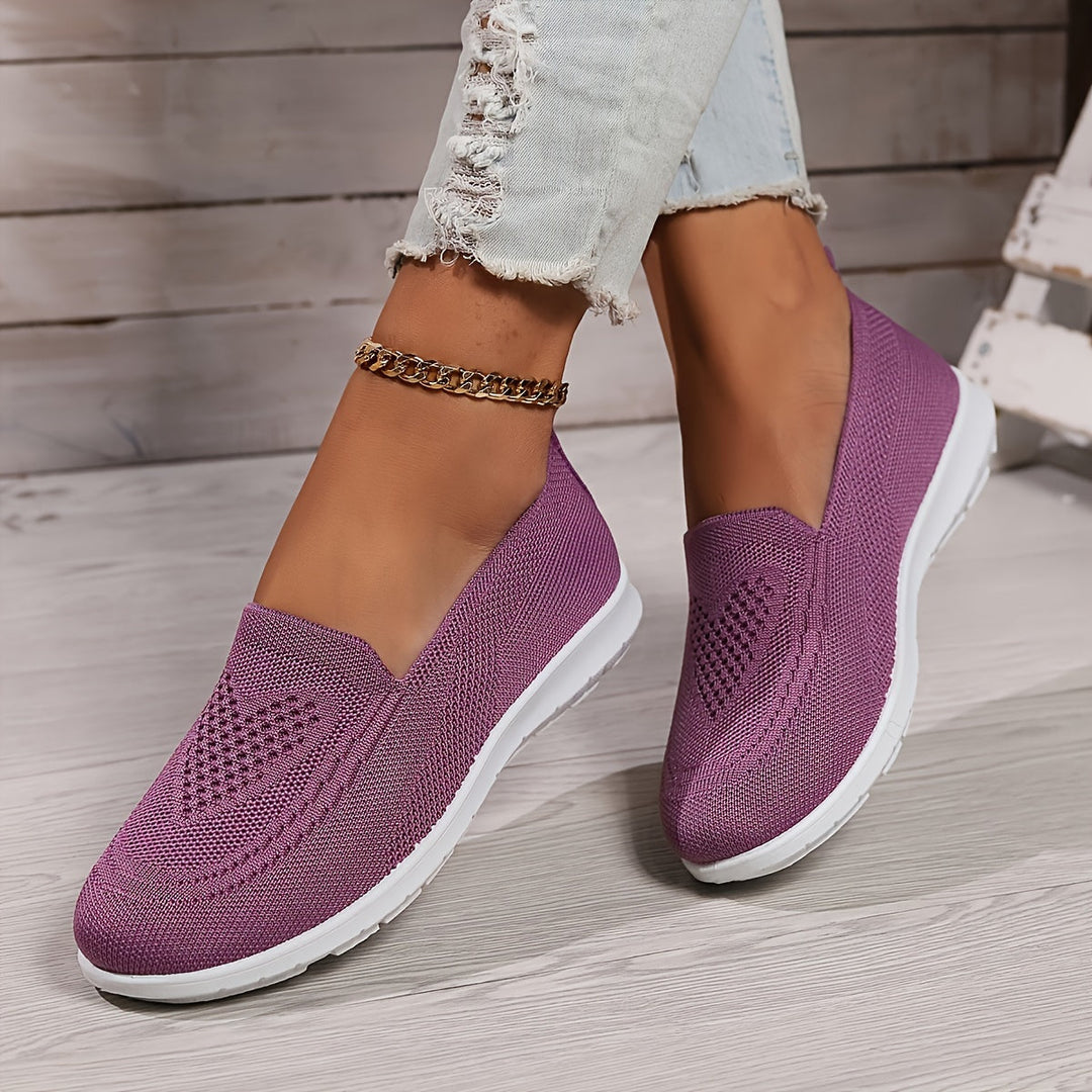 Evelyn - Atmungsaktive Slip-On Freizeitschuhe