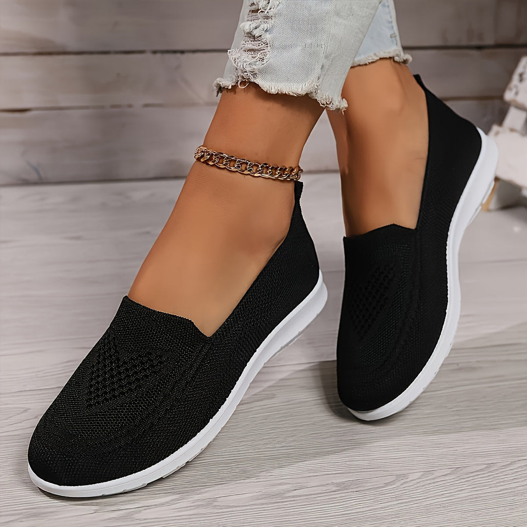 Evelyn - Atmungsaktive Slip-On Freizeitschuhe