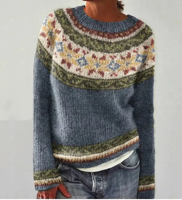 Isla - Pullover mit Wald-Muster
