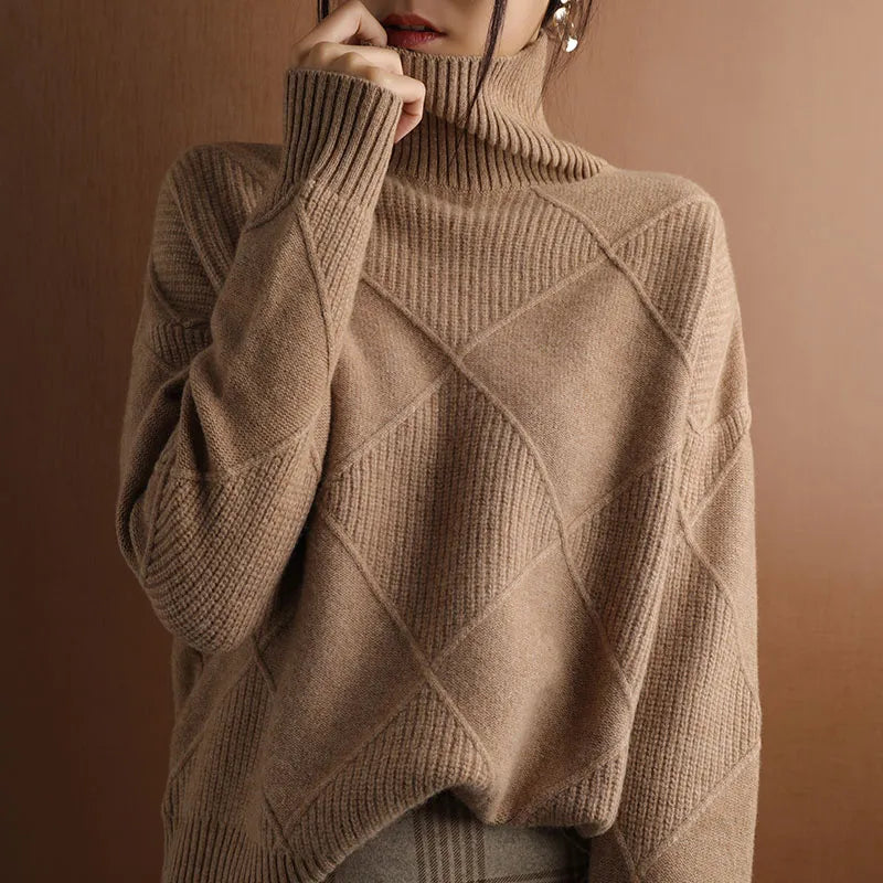 Chloé - Diamant-Rollkragenpullover