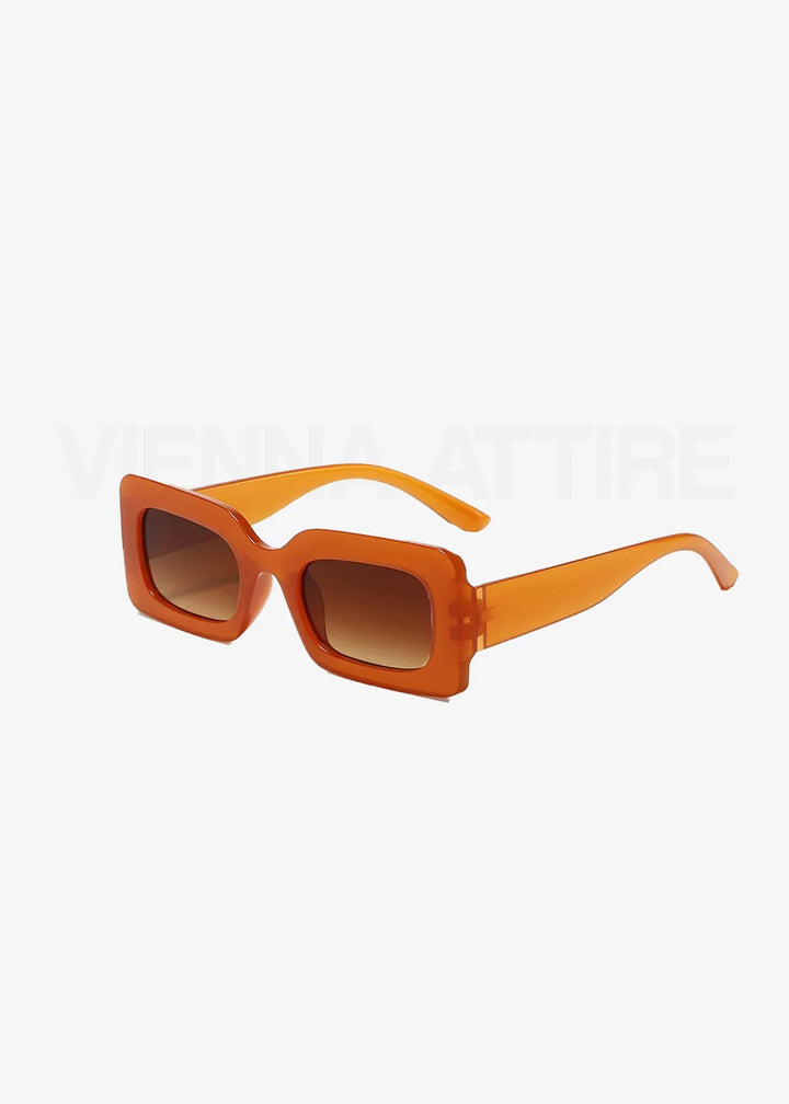 Lea Noir - Geometrische Statement-Sonnenbrille