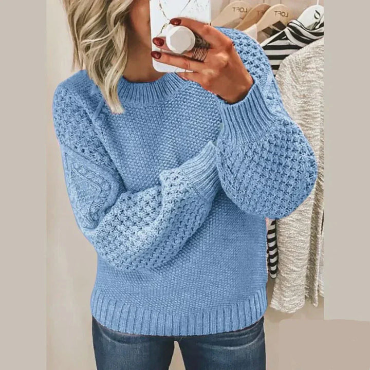 Emma - Pullover mit strukturierten Ärmeln