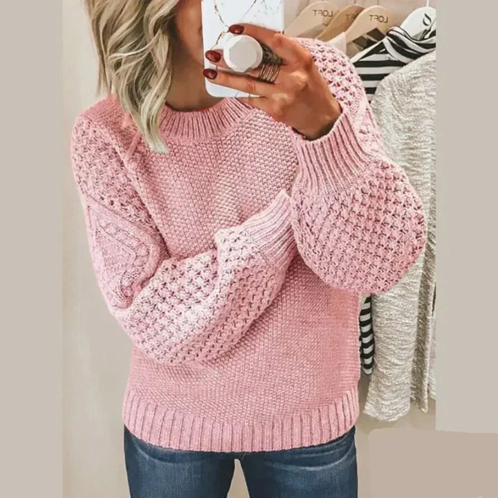 Emma - Pullover mit strukturierten Ärmeln